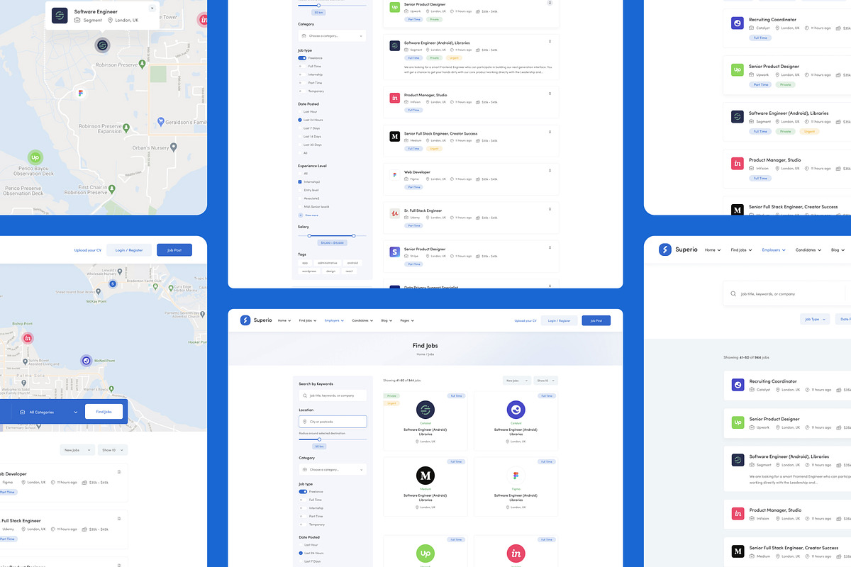 Superio — Job Board HTML Template, a HTML Template by CreativeLayerss (Photo 2 of 3)