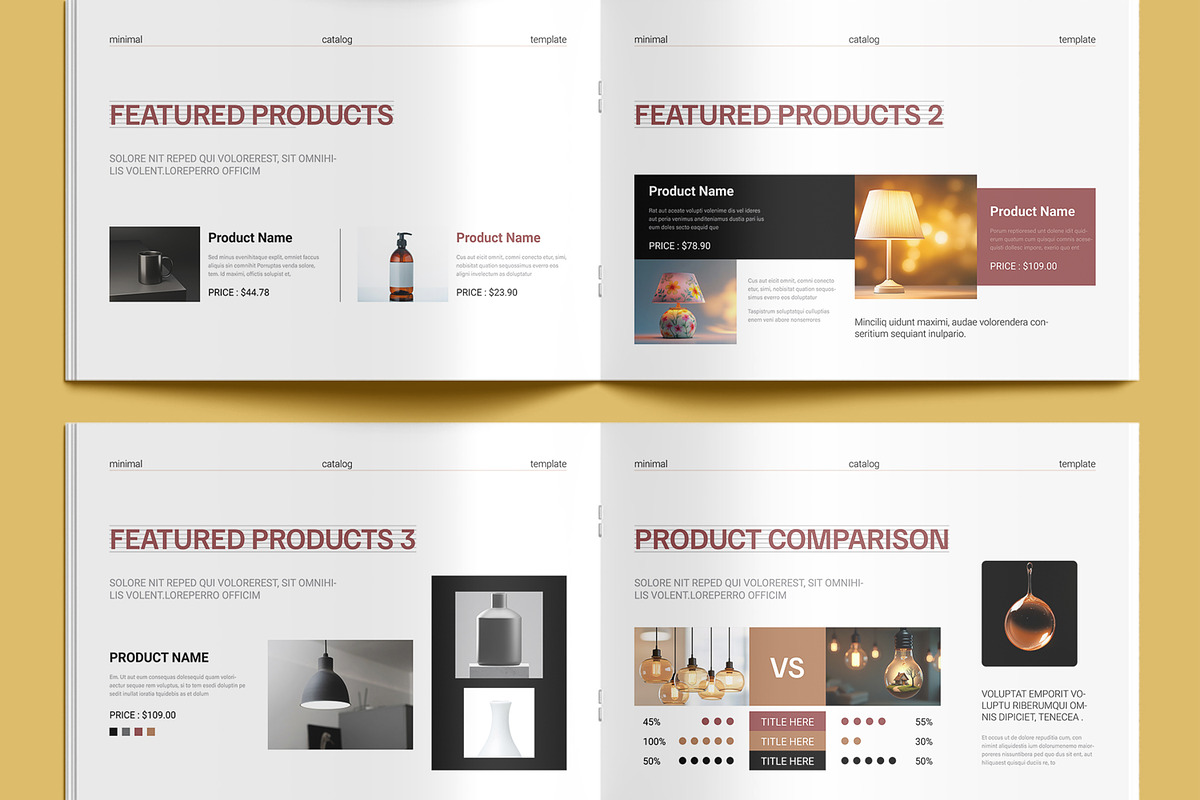 clean corporate product catalogue, a Brochure Template by MightyDesign (Photo 4 of 8)