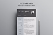 3 Page Resume Template | INDD + DOCX, a Resume Template by BlackDotResumes (Thumbnail 2 of 6)