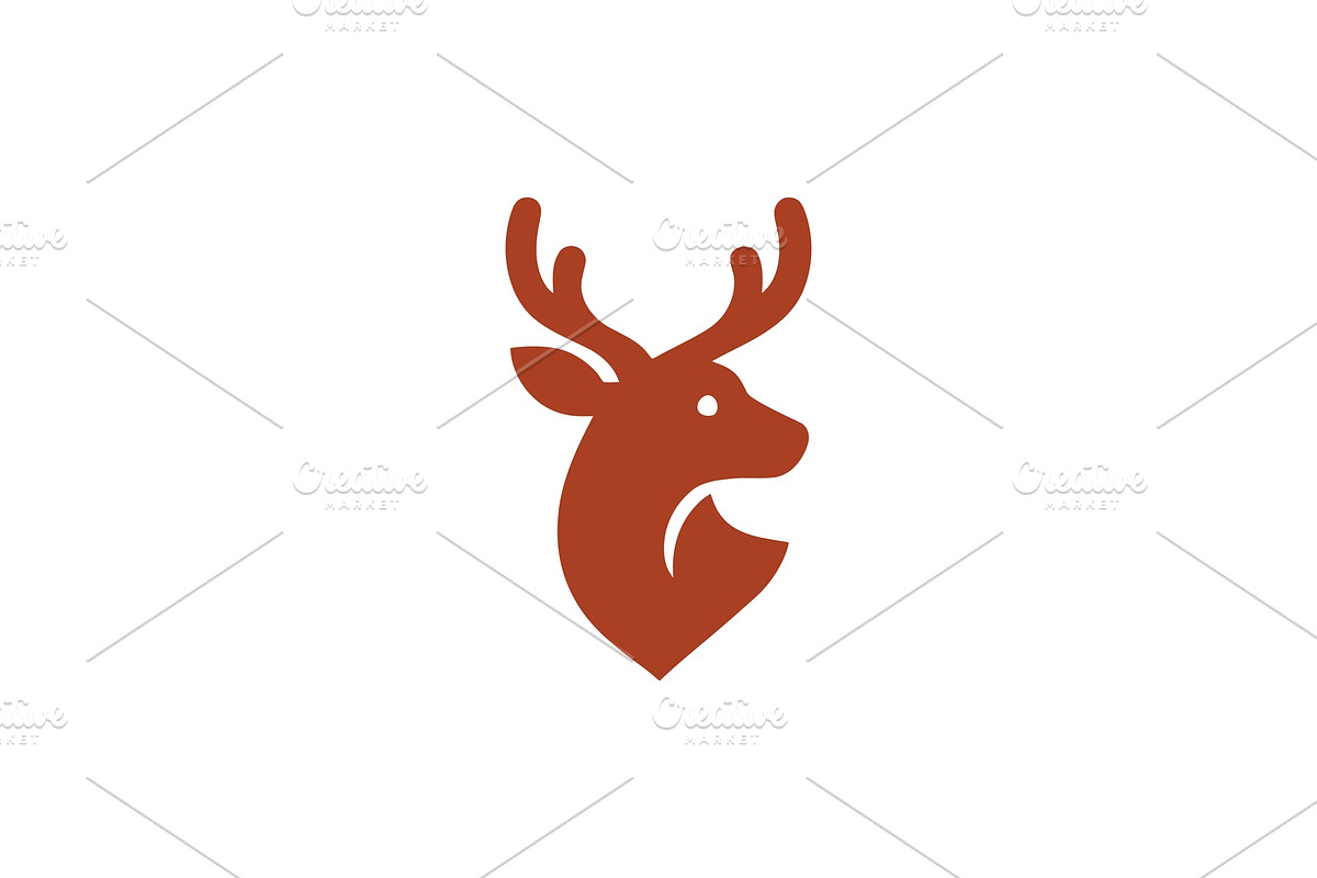 Deer Head Logo Collection, a Branding & Logo Template by Vectorium Studio (Photo 4 of 25)