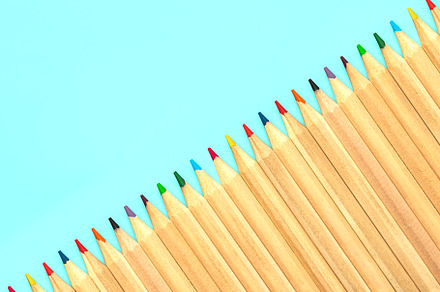 Colored wooden pencils, a School & Education Photo by esthermm