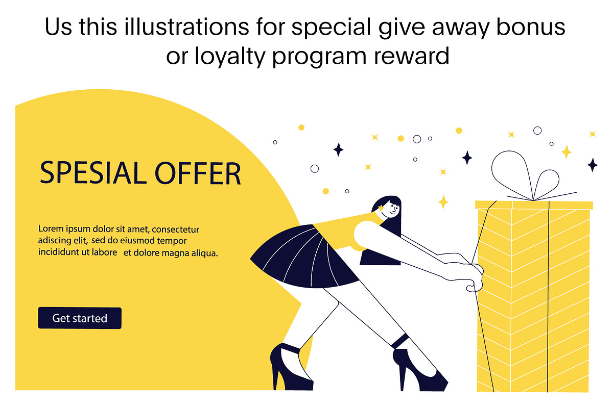 Clip Art  for gift vouchers, an Illustration by Lucky Shop (Photo 5 of 6)