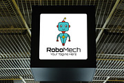 Robot Mechanic Logo Template, a Branding & Logo Template by Logo Lab (Thumbnail 2 of 4)