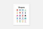 Shapes for Kids Geometric Poster, a Decorative Illustration by TukTuk Design (Thumbnail 3 of 6)