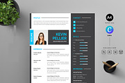 Clean and creative minimal resume, a Resume Template by Blackcloud_Creations (Thumbnail 4 of 5)