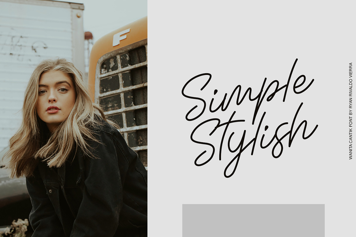 Wanita Cantik, a Handwritten Font by Ryan Rivaldo Vierra (Photo 3 of 7)