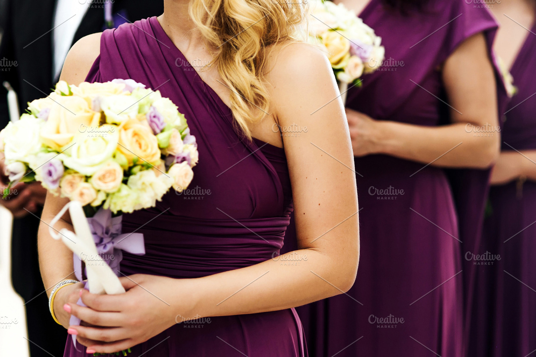 Bridesmaid with bouquet, a Person Photo by IvashStudio