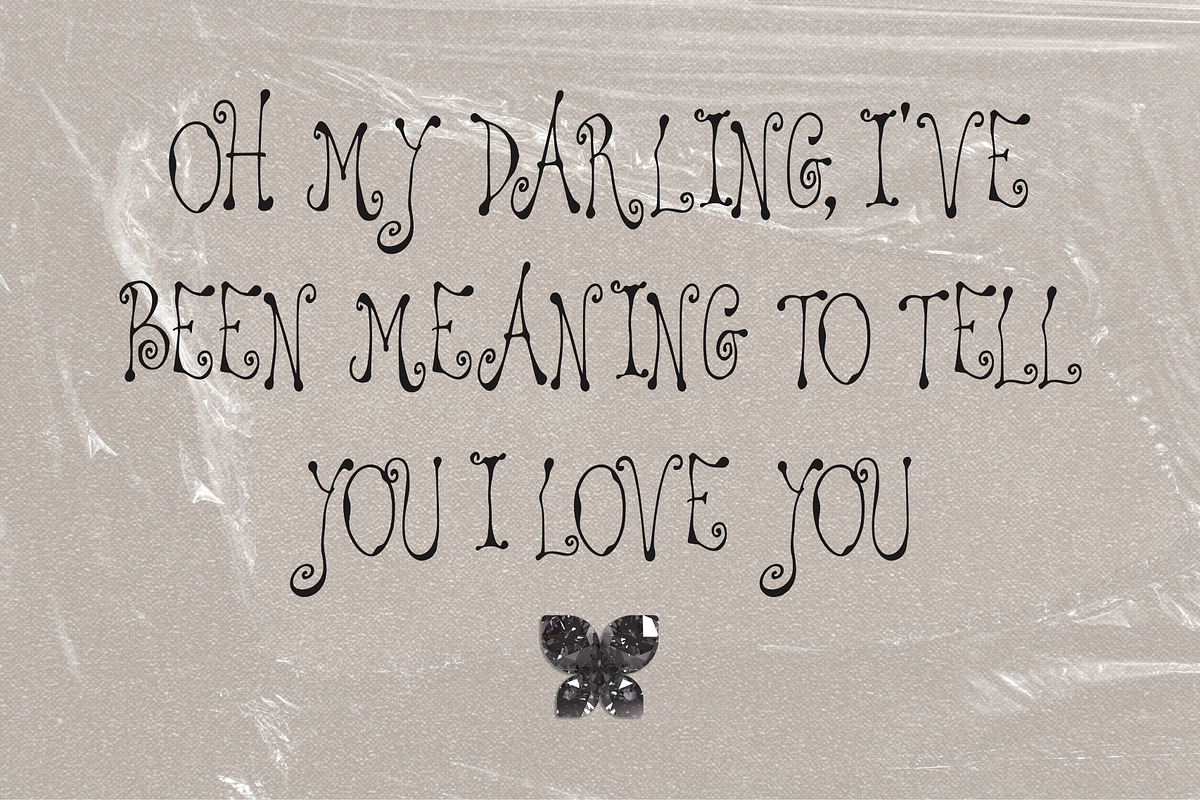 Lightest Little Lie Curly Display, a Handwritten Font by The October Creative (Photo 6 of 8)