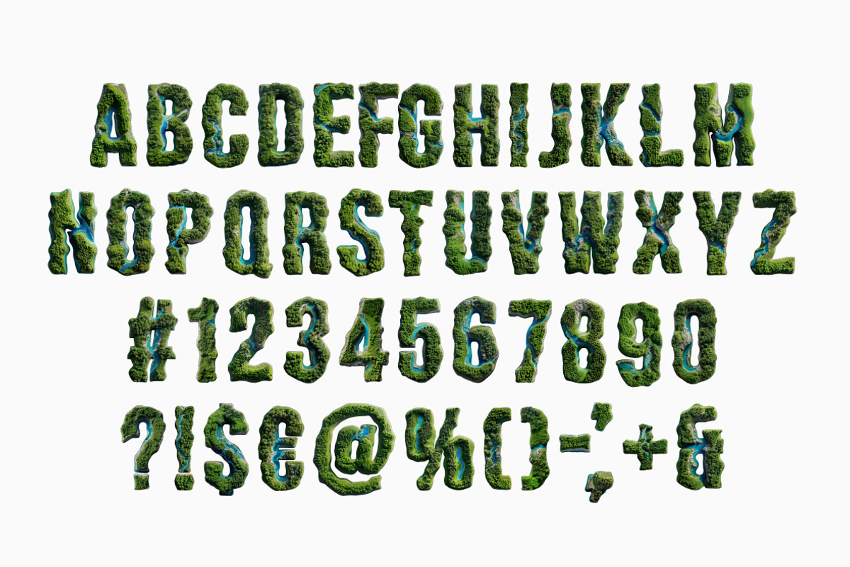 NatureForm Font, a Sans Serif Font by Handmadefont (Photo 2 of 12)