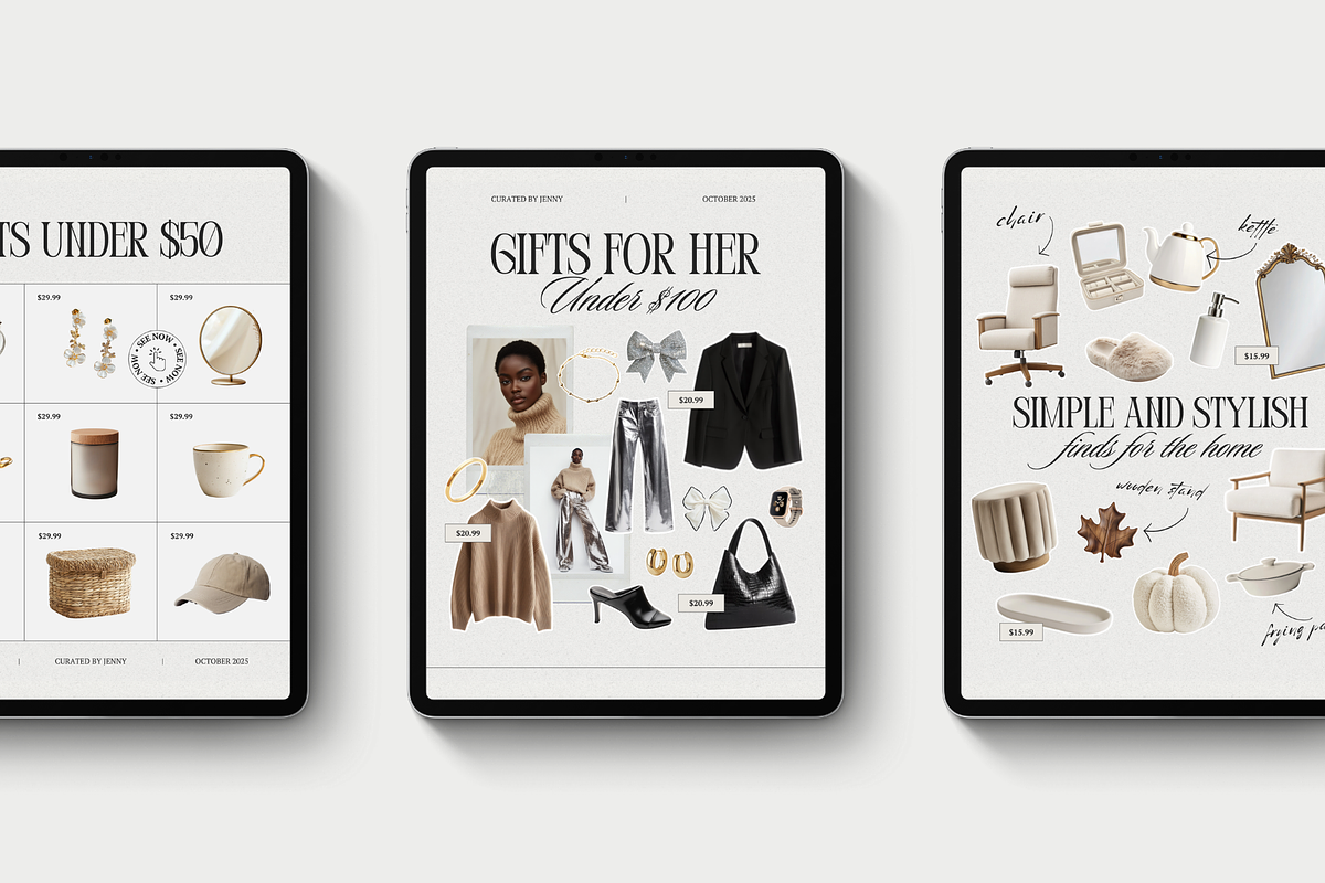 LTK Fashion Canva Templates, a Social Media Template by Xenié Creative (Photo 8 of 9)