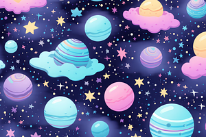 Cute Galaxy Pattern