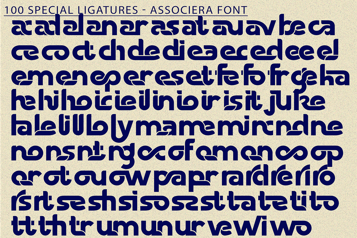 Associera - Unique Sans Font, a Sans Serif Font by 177Studio (Photo 7 of 8)