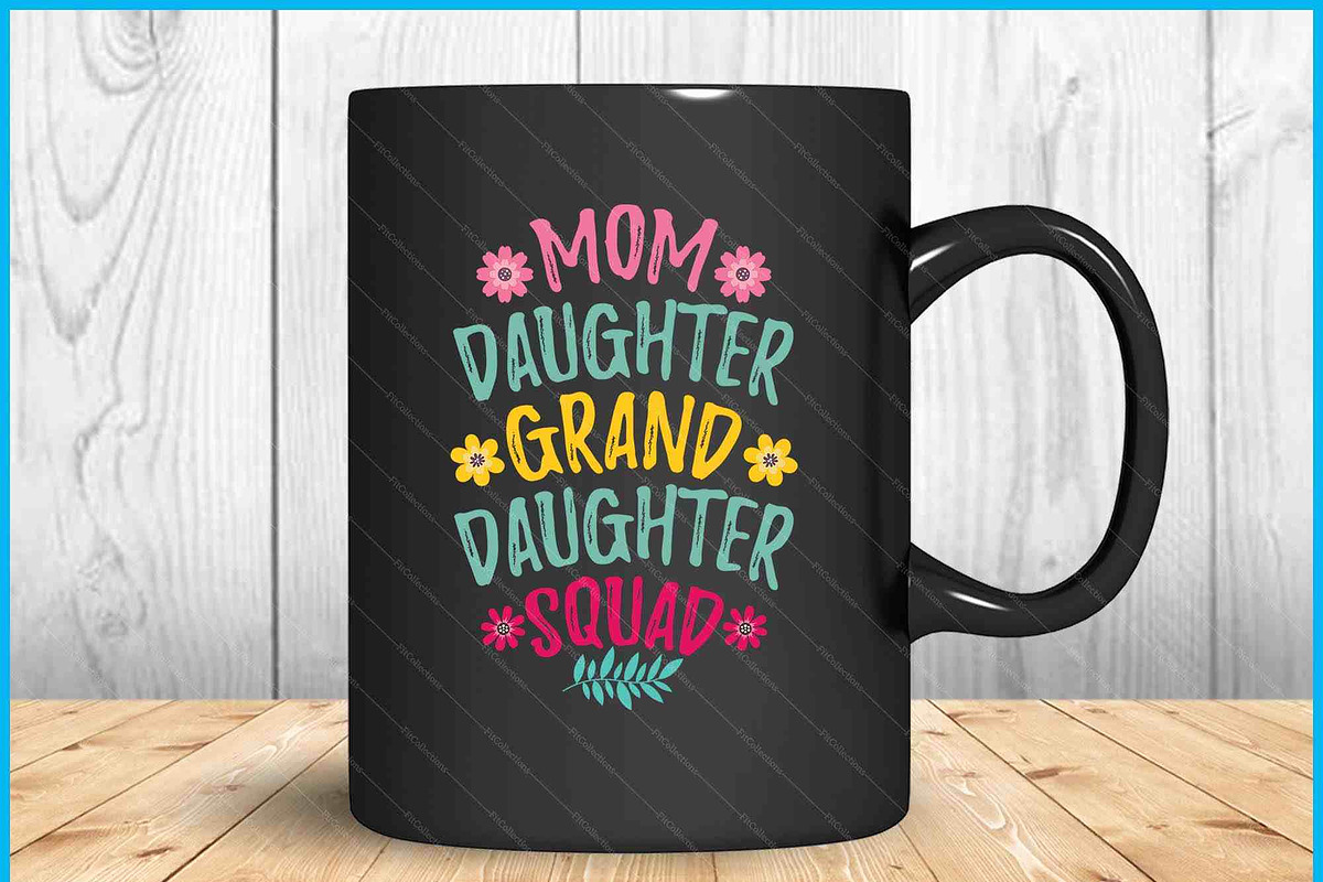 Mom Daughter Squad Matching SVG PNG, a Graphic by Creativeusart (Photo 3 of 4)