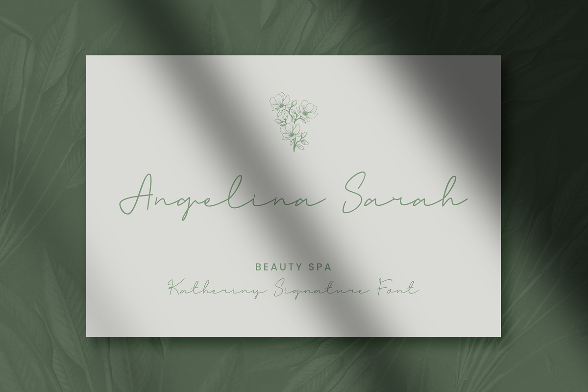 Katheriny Signature, a Handwritten Font by ahweproject (Photo 10 of 10)