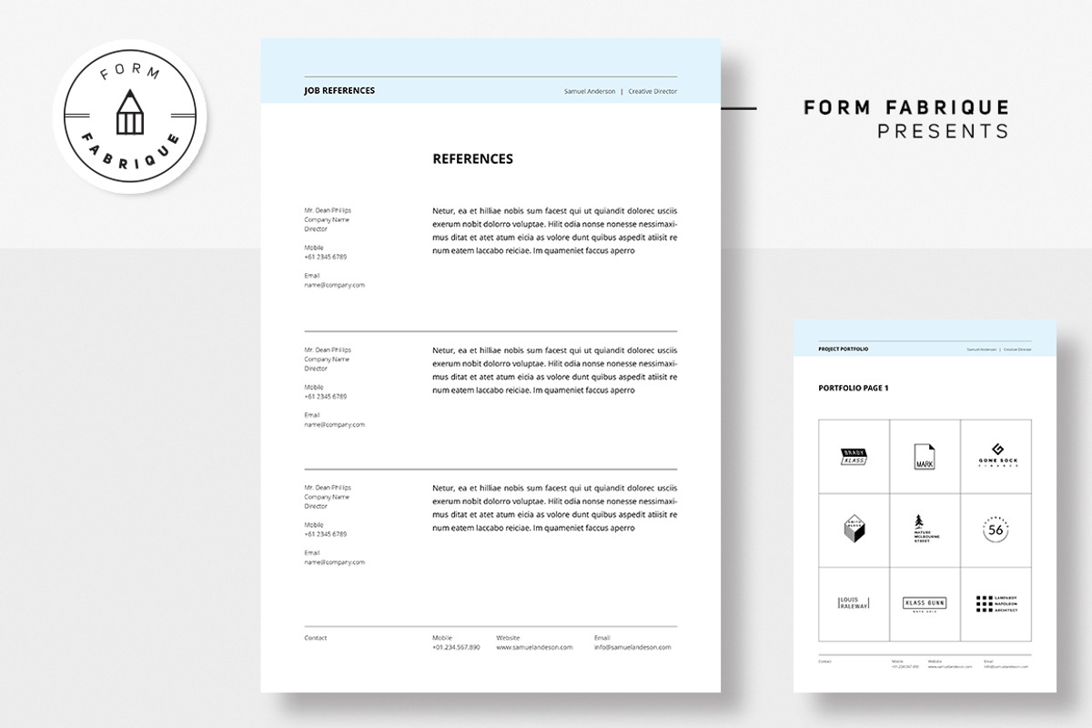 Resume/CV, a Resume Template by Form Fabrique (Photo 8 of 14)