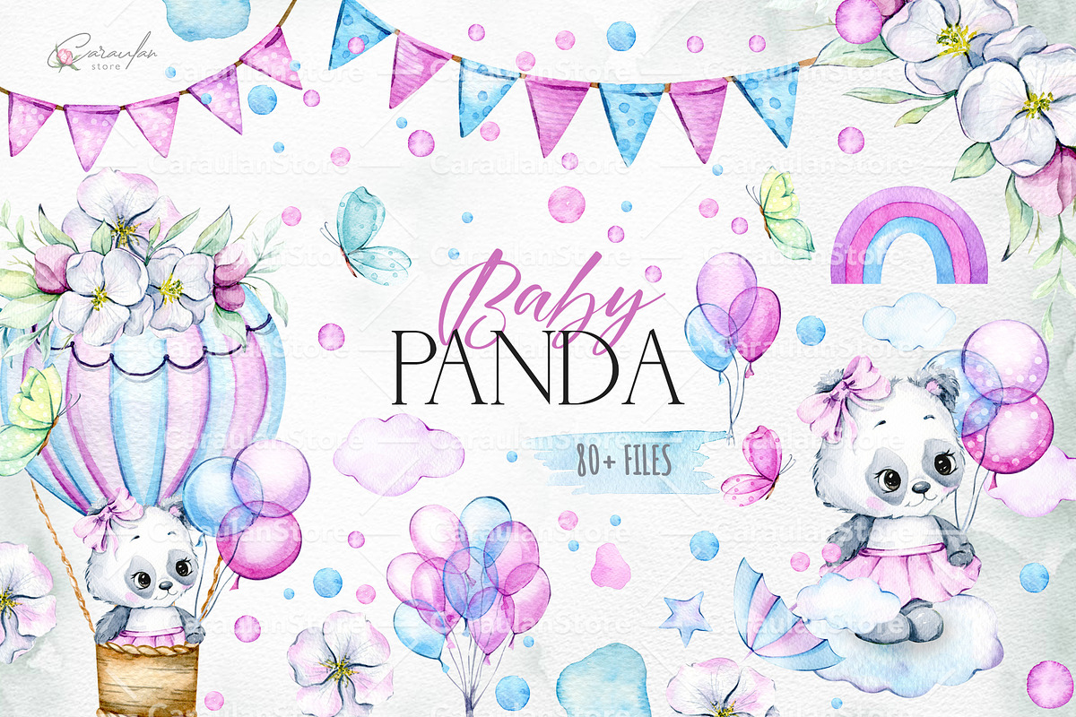 Nursery Clipart, baby shower clipart, an Animal Illustration by CaraulanStore (Photo 1 of 8)