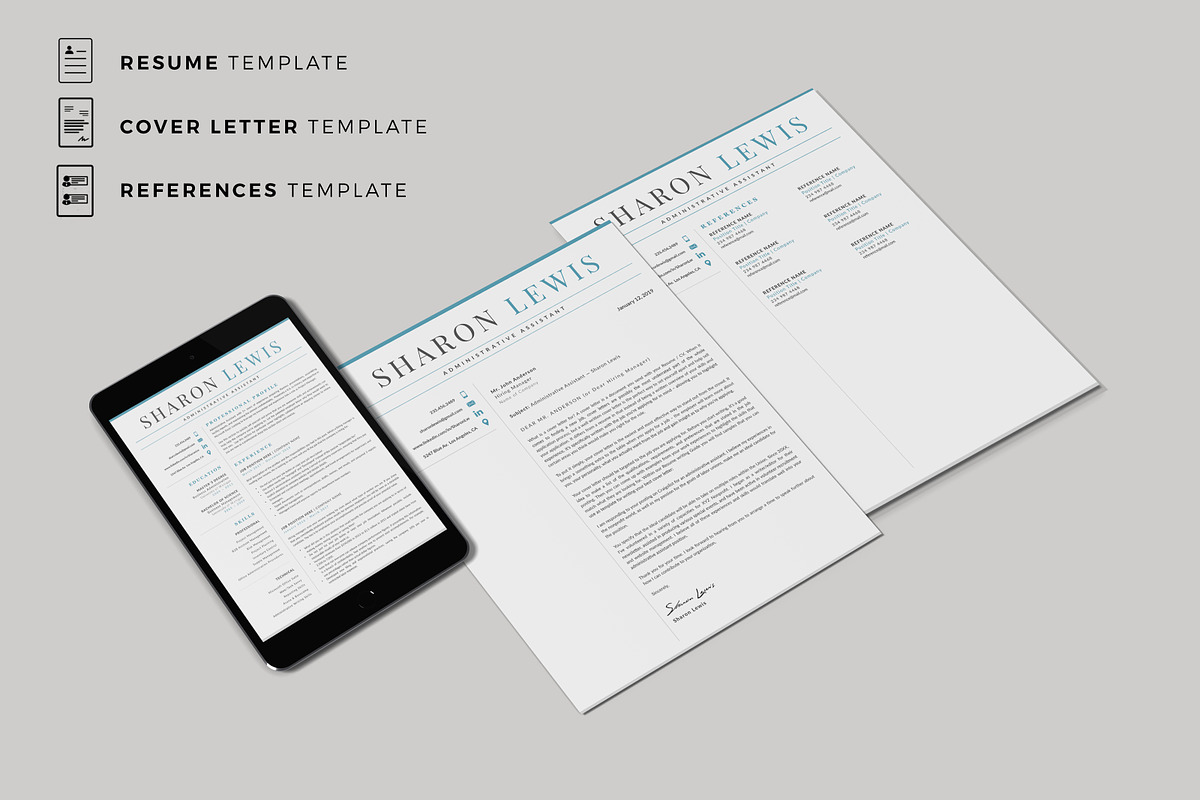 Professional Resume Format Example, a Resume Template by HIRED Design Studio (Photo 7 of 18)