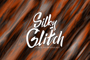 11 Silky Glitch Vector Backgrounds