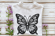 Butterfly SVG Silhouette Vector Bund, an Illustration by Rose Art (Thumbnail 3 of 5)