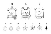 Fox Xmas Doodle Dingbat Font, a Symbol Font by Fox7 By Rattana (Thumbnail 4 of 7)