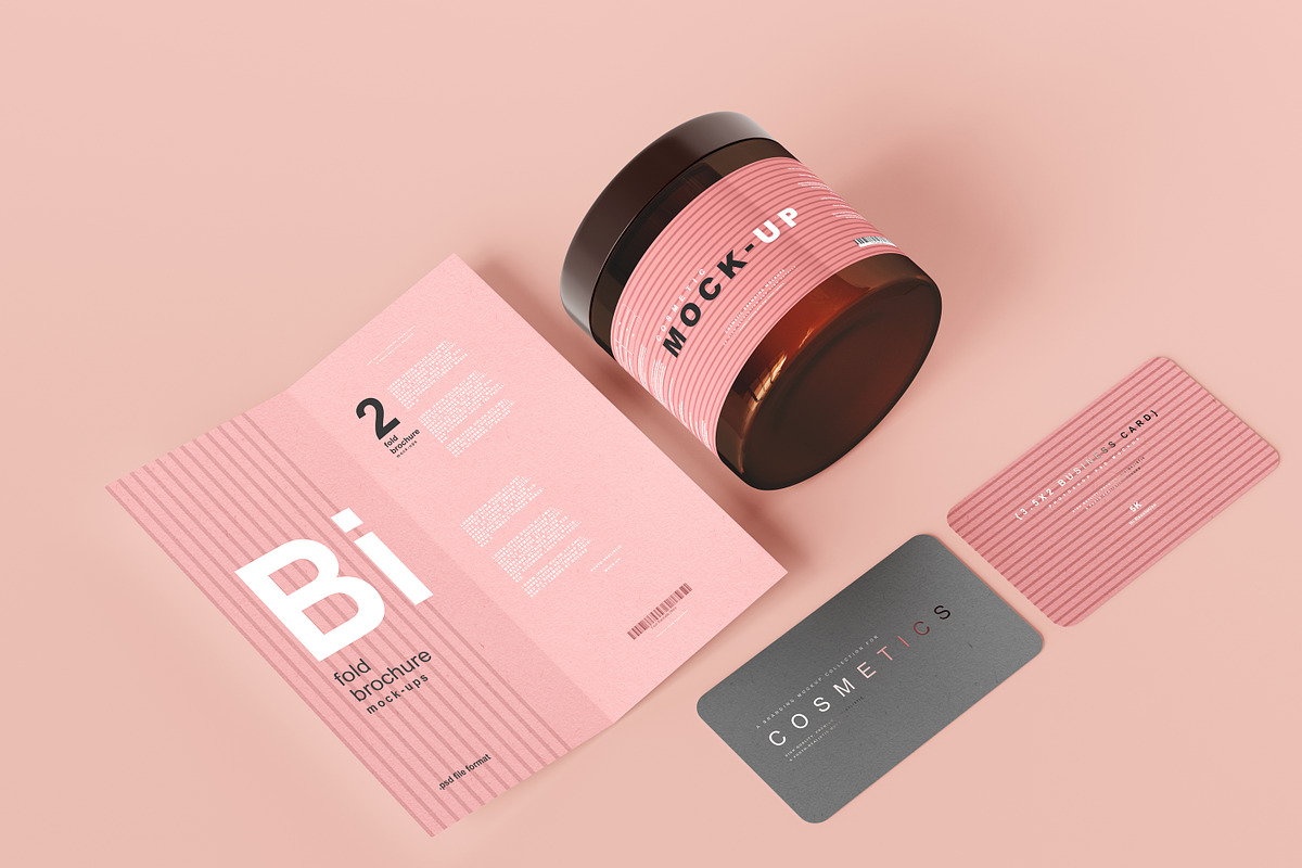 250+ Cosmetic Branding Mockup Bundle, a Cups & Container Mockup by pmvch (Photo 46 of 273)