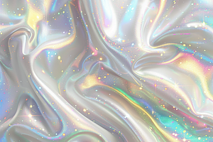 White Iridescent Background