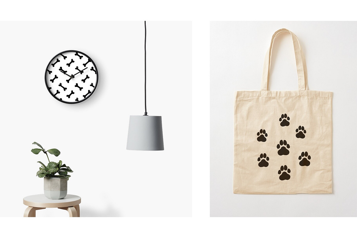 Love my dog Collection, a Pattern Graphic by MarynArts (Photo 7 of 8)