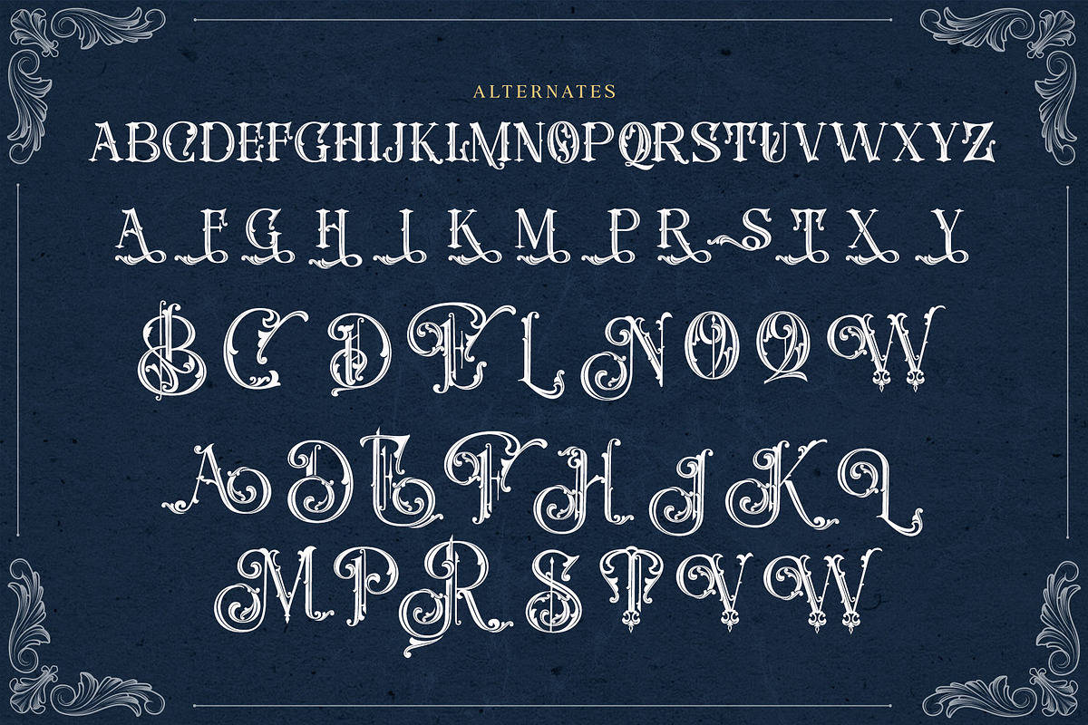 Rusty Store, a Blackletter Font by alit design (Photo 5 of 24)