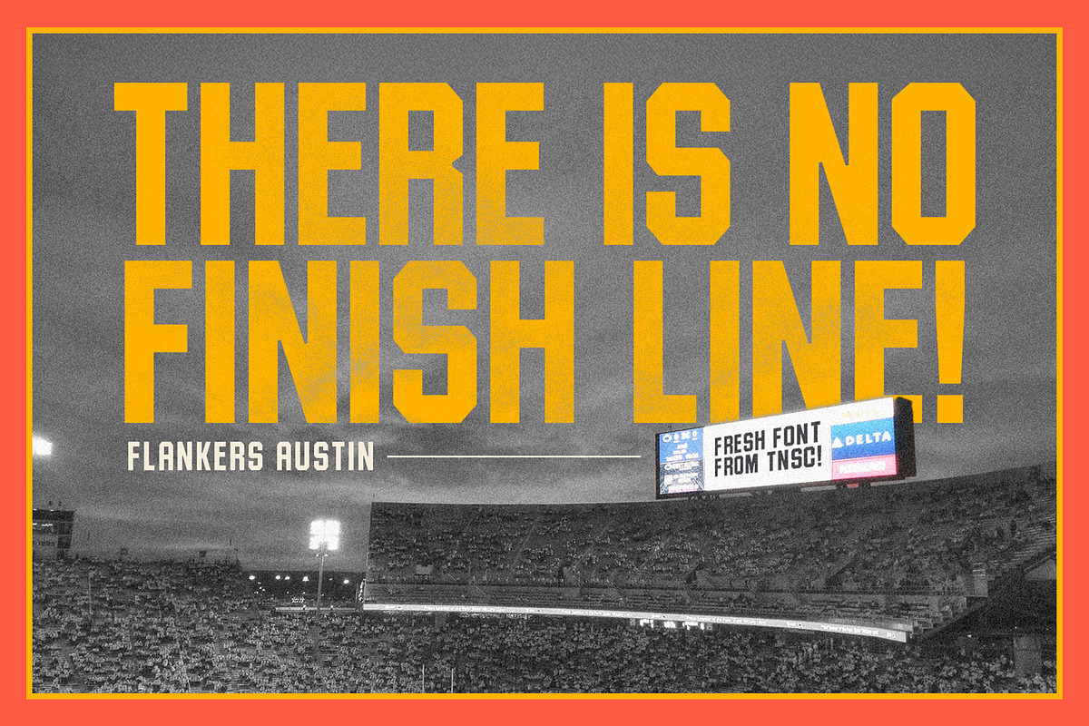 Flankers Austin - Varsity Font Duo!, a Sans Serif Font by The Native Saint Club (Photo 15 of 16)