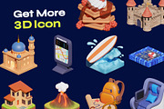 Airbnb Realistic Isometric 3D Icon, a Cars & Vehicle 3D Model by orenjidesign (Thumbnail 8 of 8)
