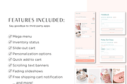Daisy Shopify Theme Bright Pastel, a Shopify Template by Macarons and Mimosas (Thumbnail 3 of 10)