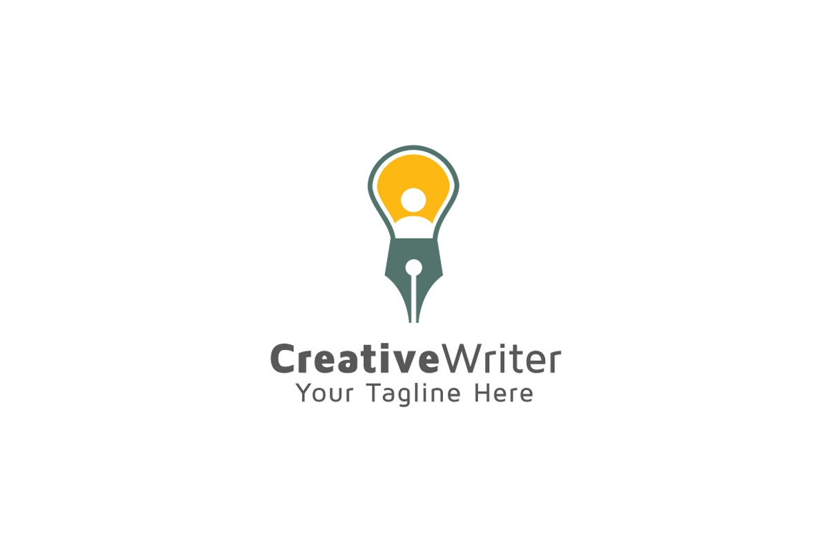 Creative Writer Logo Template, a Branding & Logo Template by Logo20