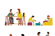 People character and coffee, a Food Illustration by Smiley Creative (Thumbnail 4 of 5)