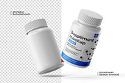 Medical Supplement Bottle Mockup, a Packaging Mockup by Ram Studio LLC (Thumbnail 9 of 15)