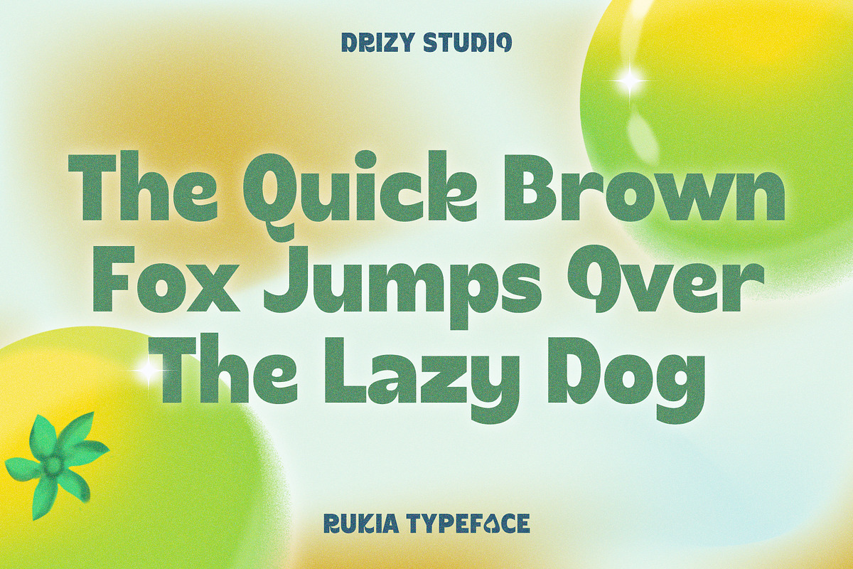 Rukia - Modern Sans Serif Font, a Sans Serif Font by Drizy (Photo 2 of 10)