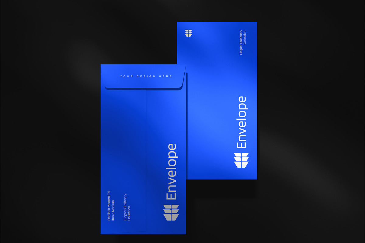 DL Envelope Mockup PSD Mockup, a Product Mockup by graphypix (Photo 1 of 4)