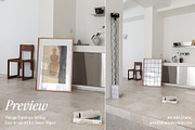 Modern Kitchen Interior Frame Mockup, a Product Mockup by ArtwithFrame (Thumbnail 8 of 16)