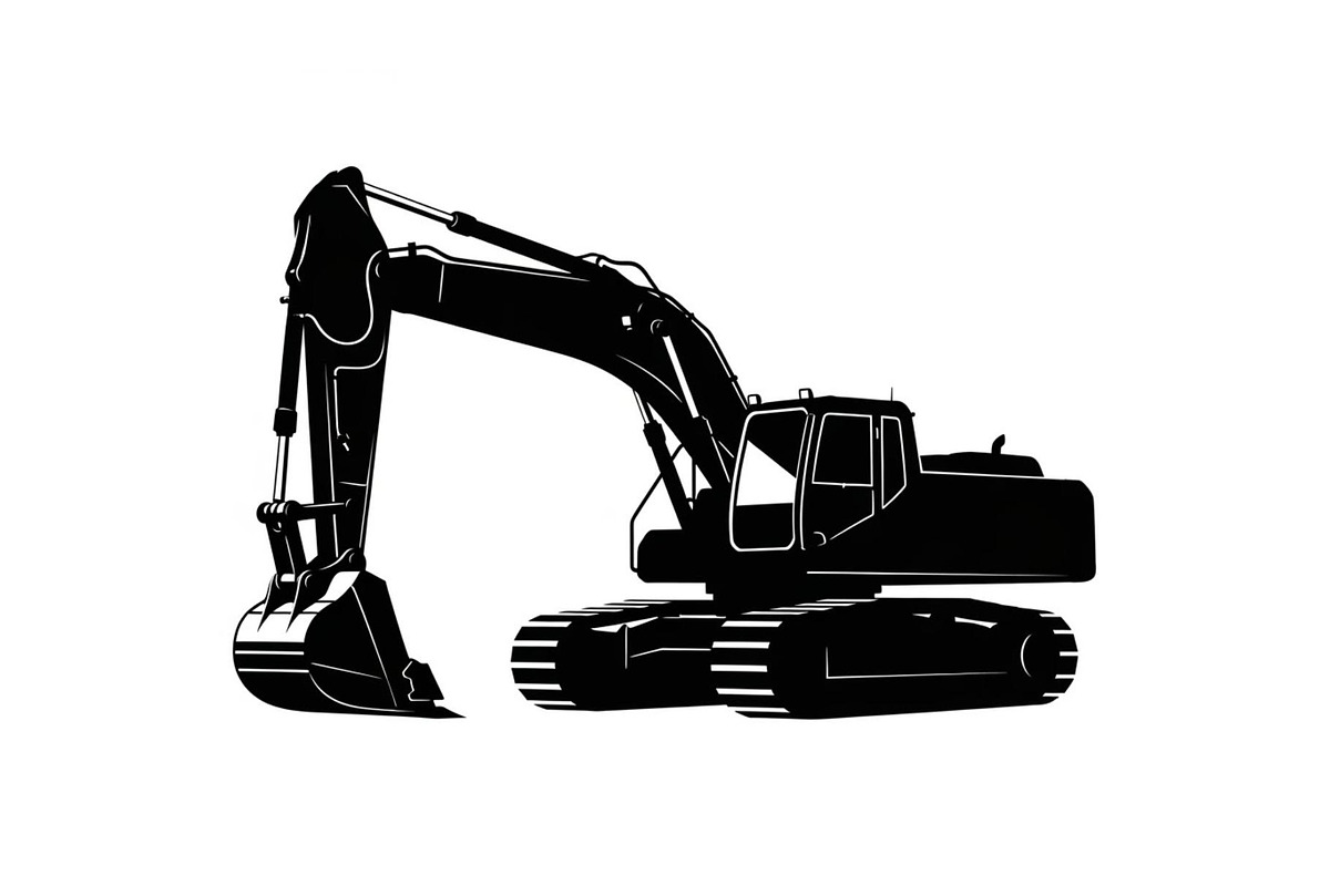 Excavator Construction Vector Bundle, an Illustration by Amazin_art (Photo 49 of 51)