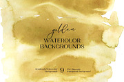 Gold Yellow Watercolors, a Decorative Illustration by AnnelyBlooms (Thumbnail 7 of 8)