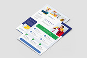 Cleaning Service Canva Flyer Design, a Flyer Template by artbart (Thumbnail 2 of 9)