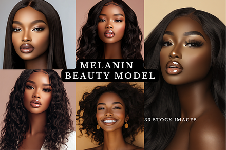 33 Melanin Beauty Model Stock Images, a Beauty & Fashion Photo by MarkoPresets