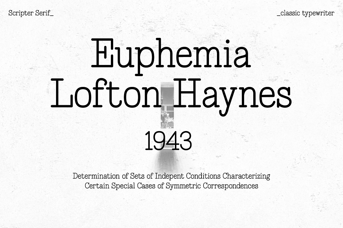Scripter - Typewriter Font, a Serif Font by Typia Nesia (Photo 2 of 11)