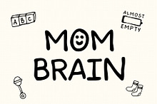 Mom Brain Handwritten Font