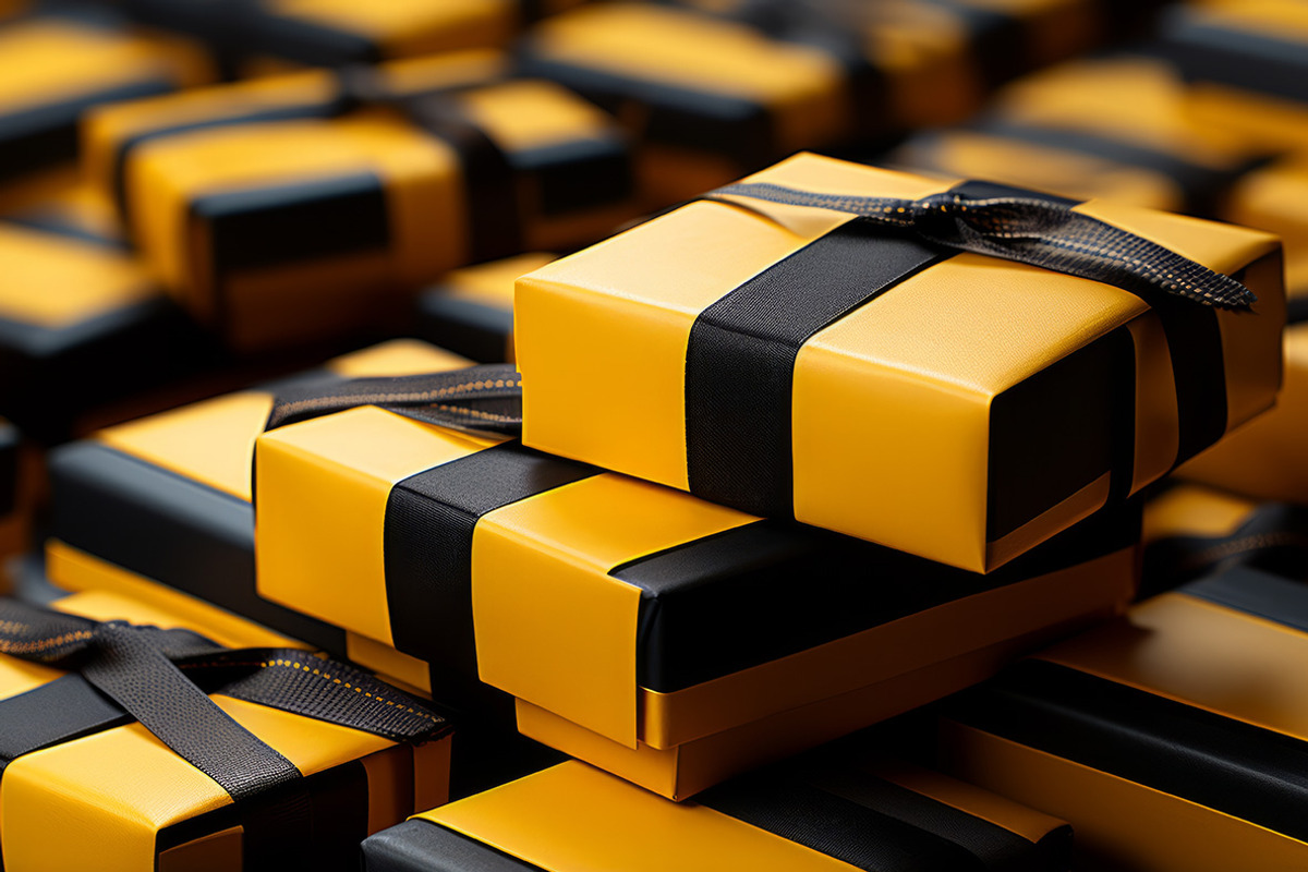 Yellow and Black World - 52 images, a Decorative Illustration by Handmadefont (Photo 6 of 13)