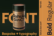 Dahuia - Sans Serif Font, a Sans Serif Font by Concepta Digital (Thumbnail 4 of 11)