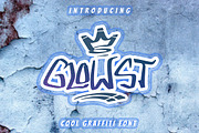 GLOWST - Graffiti Font, a Script Font by NTC Graphic (Thumbnail 1 of 9)