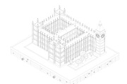 Cartoon Low Poly Big Ben Landmark, an Architecture 3D Model by Anton Moek (Thumbnail 3 of 8)