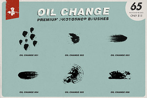 Oil Change Photoshop Brushes