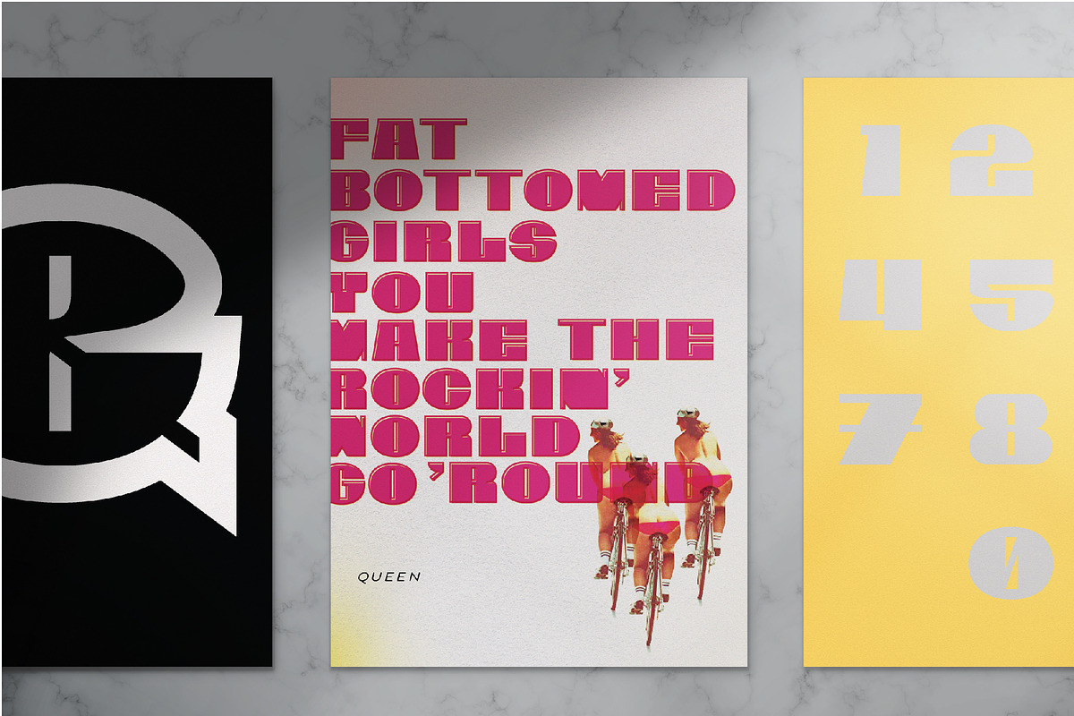 Brave New World Block - Font, a Sans Serif Font by PiiNK iiNK STUDiO (Photo 9 of 10)