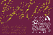 Gilkey Dashed, a Script Font by Craft Supply Co. (Thumbnail 5 of 8)